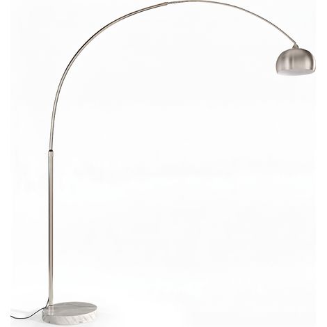 Floor Lamp with Marble Base - Living Room Lamp - Bouw White (1/5)