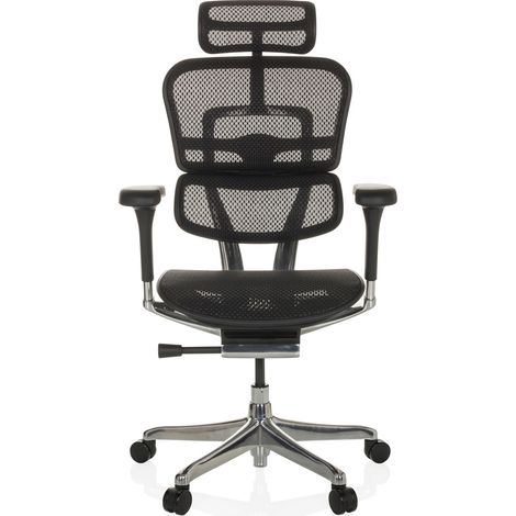 [NEUWERTIG] Hjh Office Ergohuman I Bürostuhl Chefsessel Schreibtuschstuhl Drehstuhl469 B-Ware (1/2)