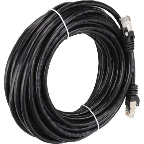 Câble Ethernet Cat 6 avec protection EMI, faible perte de retour, débit de 10 Gbit/s, connecteur RJ45, cordon Internet pour PC, longueur 10 mètres.
