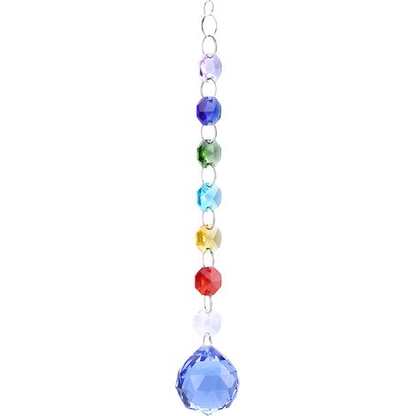 Pendentif En Cristal K9 Arc-En-Ciel Prisme Suspendu Pour Fenêtre Luminaire Décoration Maison Lot De 1 (1/5)