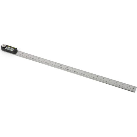 Digitaler Winkelmesser mit LCD-Anzeige, Edelstahl, 500 mm, für Holzbearbeitung (1/5)