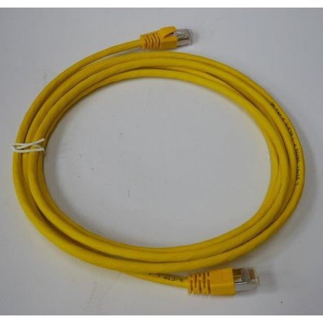 Cordon RJ45 jaune catégorie 6 F/STP SSTP LSOH 3m VOL6SSLL3Y 3M électricité (1/2)