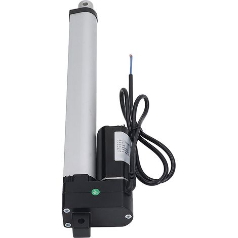 Vérin électrique 400mm course 16 pouces, poussée 3000N 660LBS, protection IP54, silencieux, actionneur linéaire 12V, usage industriel et domotique (1/5)