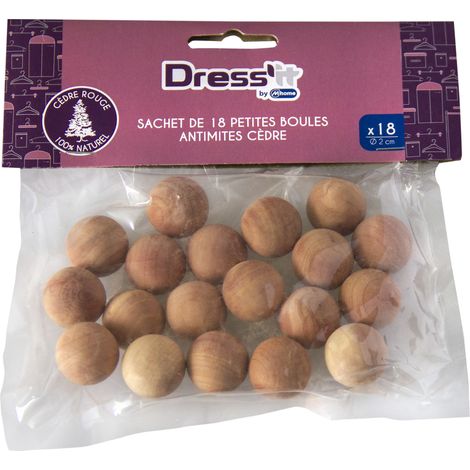 Paquete antimites con 18 bolas de cedro - Mondex