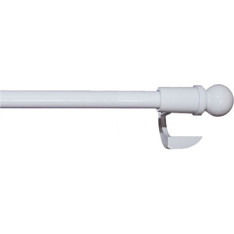 Secodir – Tringle à rideau extensible autobloquante 30-40 cm – Installation sans perçage – Compatible PVC, bois, aluminium – Métal solide