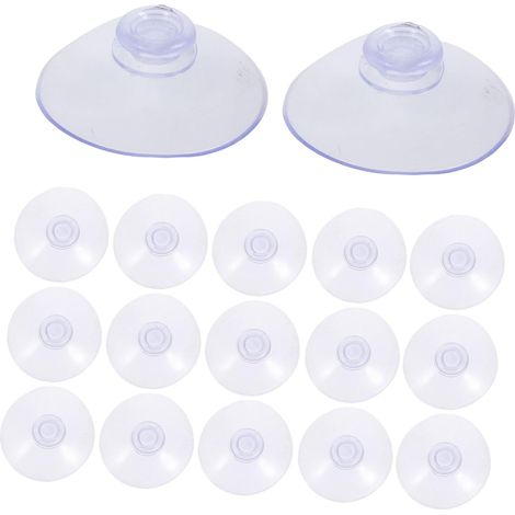 100pièces Crochets à Ventouse pour Verre Supports Antidérapants pour Fenêtres et Murs Lot de Ventouses Transparentes pour Salle de Bain et Cuisine (1/5)