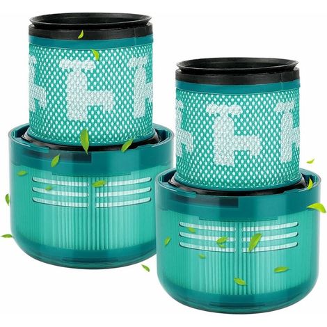ZVD 2 Paquet Pièce de Rechange pour Filtre à Vide Lavable Compatible avec Dyson V11 SV14 V15 Aspirateur sans Fil Cyclone Animal Absolute Total Aspirateur (1/4)