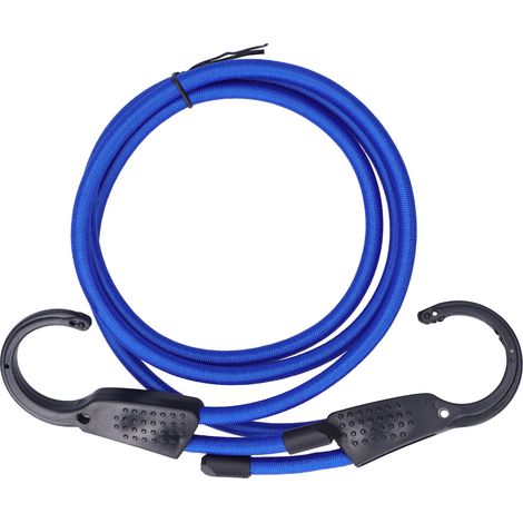 Corde de bagage extensible 1,5 m pour voyage, rangement auto et étendoir à linge ajustable (1/5)