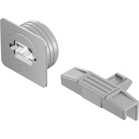Hettich AvanTech YOU Mitnehmer für Innenfront, silber (1/2)