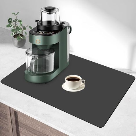 Tapis de machine à café tapis de vidange de cuisine super absorbant tapis de vaisselle absorbant 5040 cm (1/5)
