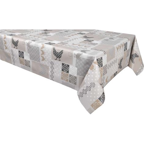 Nappe en toile cirée rectangulaire grand format BACO (1/4)