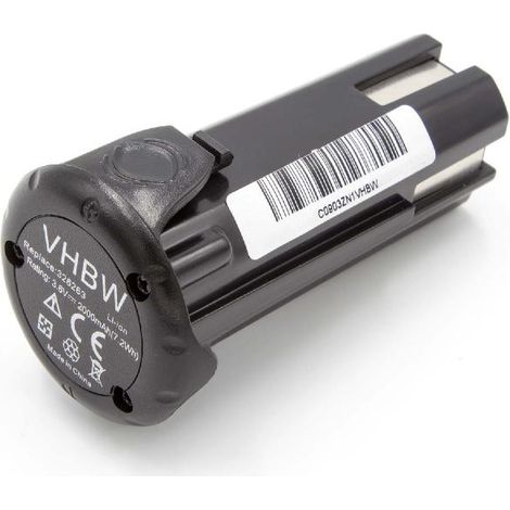 vhbw batteria compatibile con Bostitch GBT1850K, GF1564K, GFN1564K, GFN1664K attrezzi da lavoro (2000 mAh, Li-Ion, 3,6 V)