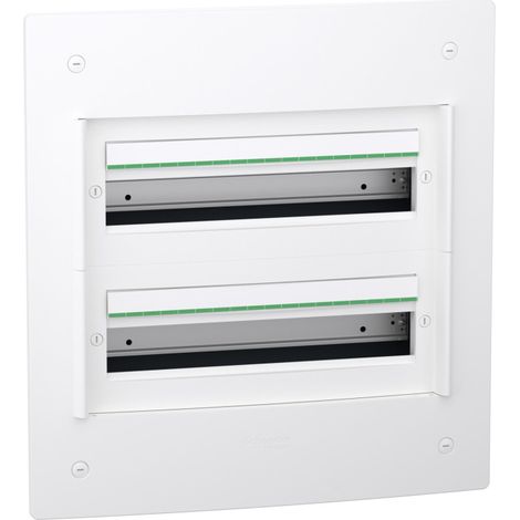 Coffret 2 rangées - 18 modules - Encastré - Sans porte - PrismaSeT XS