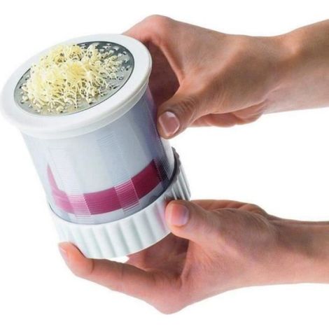 Moulin À Beurre - Bac Acier Inoxydable Et Plastique - Pour Pain Toast Biscuits Pâtes Légumes - 1 Pièce (1/4)