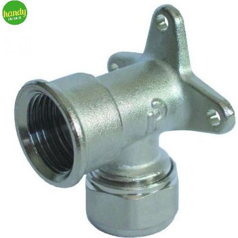 Raccordo curvo con flangia per multistrato rinaldi & pettinaroli femmina 3/4 x Ø 20 mm