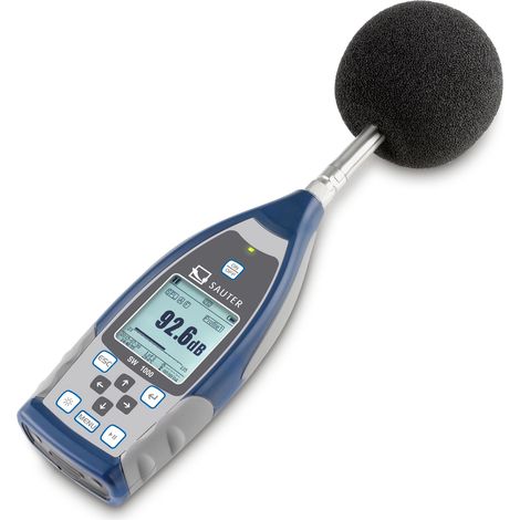 Kern Schallpegelmesser SW 1000, Klasse I, Messbereich 20-134 dB, Ablesbarkeit 0,1 dB (1/5)