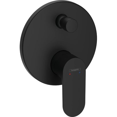Hansgrohe Rebris S - Miscelatore ad incasso per vasca da bagno, nero opaco 72467670 (1/5)