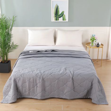 Couette Été - Coton Lavé 98 % - 200 x 150 cm - Pour Chambre Étudiante ou Dortoir - 1 Pièce (1/5)