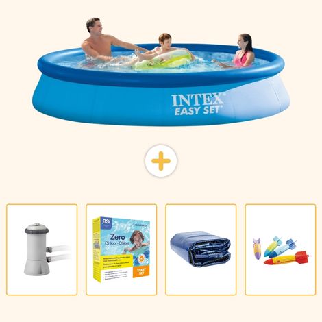 Intex Piscine Easy Set Ronde - 366x76 cm - 5-pièces S181 (1/5)