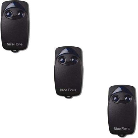 Pack de 3 Télécommandes FLO2R-S pour portails et garages et porte de garage (1/2)