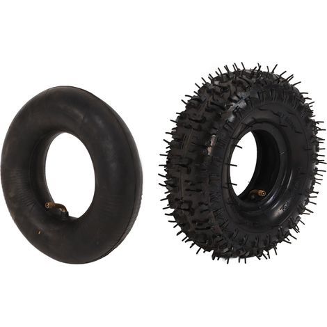 4.10/3.50-4 Jeu de chambres à air pour pneu 30 PSI 4 plis pour jante 4 pouces 47 cc 49 cc 2 temps Mini Pocket ATV QUAD Bike (1/5)