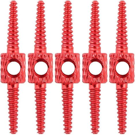 5-teiliges Fahrradkabel-Verbindungsset: Werkzeuge zur Verlegung von Brems-, Schalt- und Hydraulikleitungen (rot) (1/5)