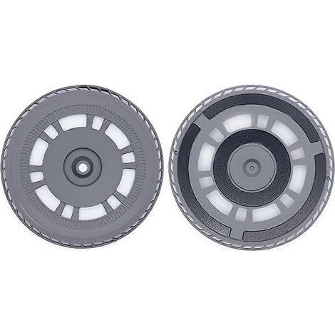 Lot de 2 supports de rechange pour balais-serpillères des aspirateurs robots Dreame séries X10, X20, X30, X40 et L20. Supports et lingettes de nettoyage inclus. (1/5)