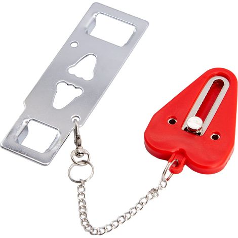Sécurité de Serrure de Porte Portable , Utilisée Pour la Sécurité à Domicile, Serrure de Porte de Voyage, Serrure Essentielle de Dortoir