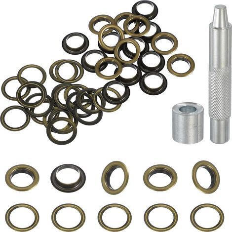 20 Jeux De Rondelles Oeillets 10mm En Cuivre Bronze (1/5)