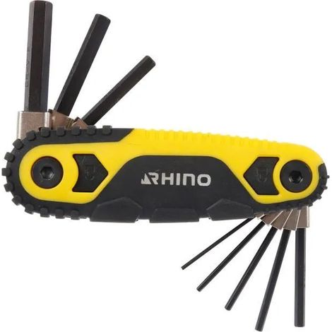 RHINO - CL S ALLEN - LOTTO DA 8 CL SM LE ESAGONALE, TELAIO CON CHIUSURA DA 8 CL S ALLEN - DIAM TRE 1.5 8 MM - REALIZZATO IN ACCI