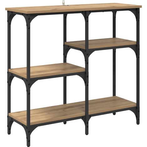 Maison Exclusive - Table console Chêne artisanal 80 x 29 x 75 cm Bois d'ingénierie