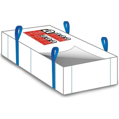 Asbest Platten Big Bag, 320x125x30cm, 1500kg Tragkraft, Asbestentsorgung (1/5)
