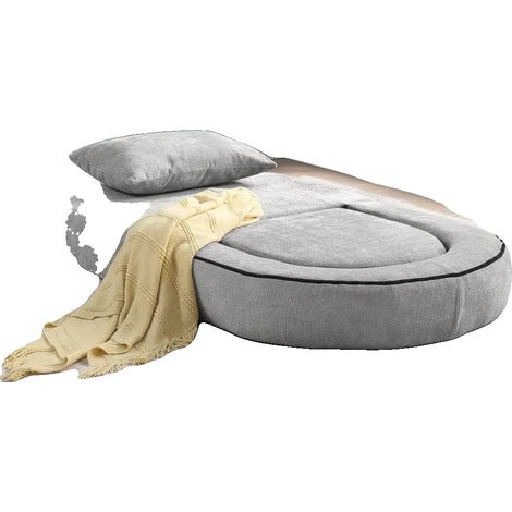 Divano trasformabile, design modulare, seduta comoda, GRIGIO (1/2)