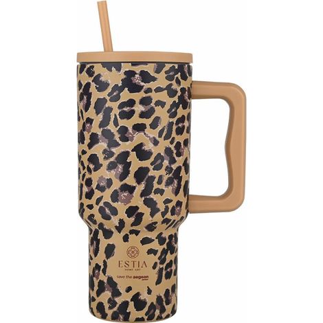 Gobelet isotherme Spotted Prowl 900 ml avec paille (1/4)