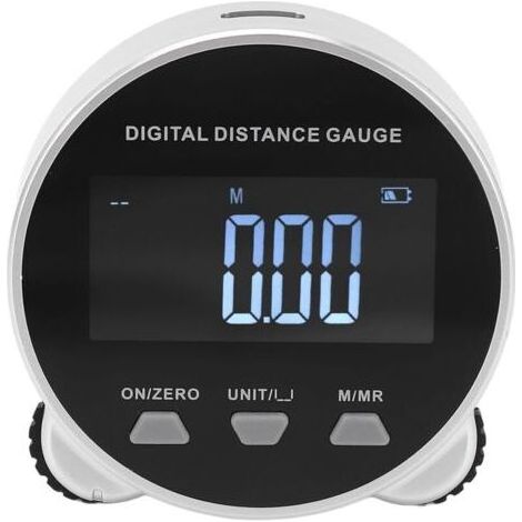 Pair Lntyq Jauge de Distance Numérique 0-199,999 mètres / 0-656,2 Pieds, Ruban à Mesurer Numérique Rechargeable, écran LCD, Outil de Mesure électronique de Roulement Longue Distance (1/5)