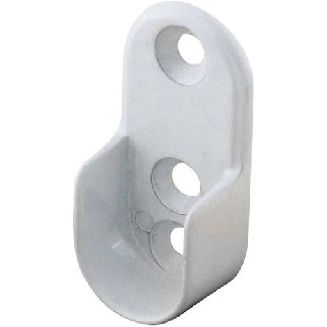 Supporto Laterale Ovale Per Tubo Ø 16 mm. cromato