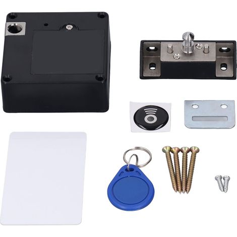 Cerradura electrónica NFC RFID programable profesional para armarios, cerradura de seguridad oculta para el hogar (hágalo usted mismo). (1/5)