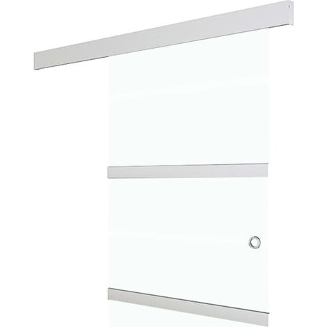 Maison Exclusive - Schiebetür mit Softclose ESG-Glas und Aluminiu