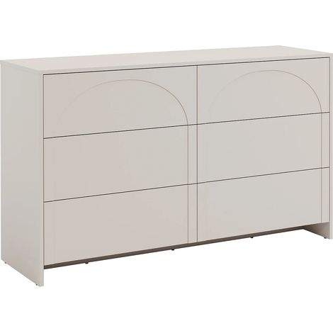 Cassettiera 6 cassetti – MDF – Beige - NALYRA di Maison Céphy (1/5)