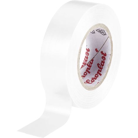 Ruban isolant Coroplast 302-25-19WH blanc (L x l) 25 m x 19 mm acrylique 1 pc(s) S10445