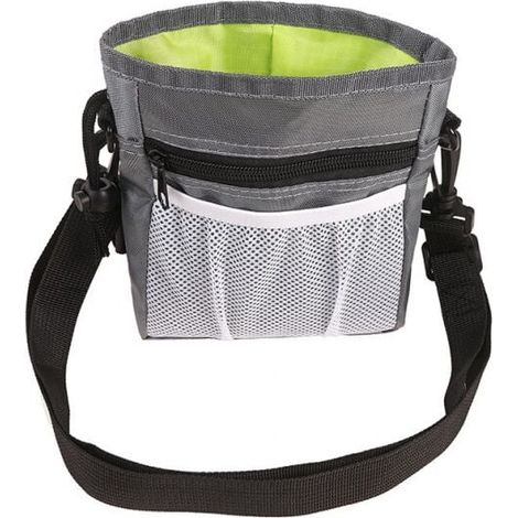 Waterproof Pet Training Bag, Grey – Dog Training Bag – Dog Walking Bag YMYNY (1/4)
