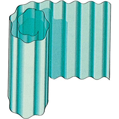 60MQ PLASTICA ONDULATA VERDE H.150 (1/2)