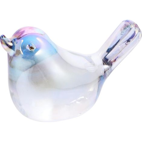 Petite Statue D'oiseau en Cristal Chic pour Décoration de Table et Ornement D'ambiance, Sculpture Décorative Élégante pour Intérieur (1/5)