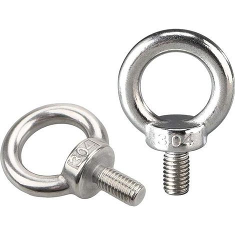 Accessoire de levage,Boulons à anneau de levage Quincaillerie de construction en acier inoxydable Boulons de contrepoids marins M5 10-10PCS (1/5)