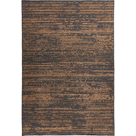 Tapis jaune relief 3d style used look intérieur - 150 x 80 cm (1/3)