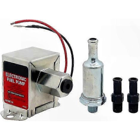 Pompe à carburant basse pression 12 V pour applications à carburateur, modèles de tracteurs 40104, 40105, 40106 et 40107. Composant de qualité Red Label. (1/3)
