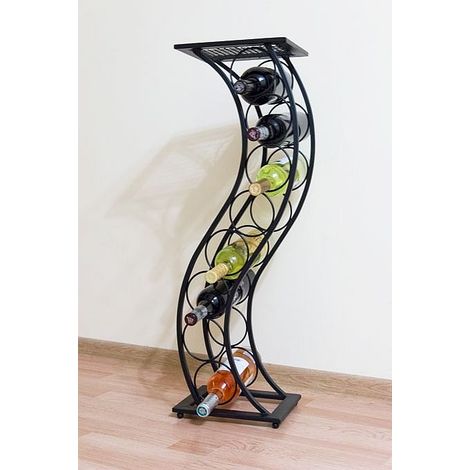 Weinregal Blumensäule Elegance 80 cm Flaschenständer Flaschenhalter Blumenständer (1/5)