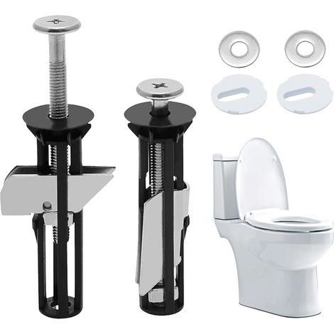 2 Boulons Vis Universels Siège Toilette Kit (1/5)