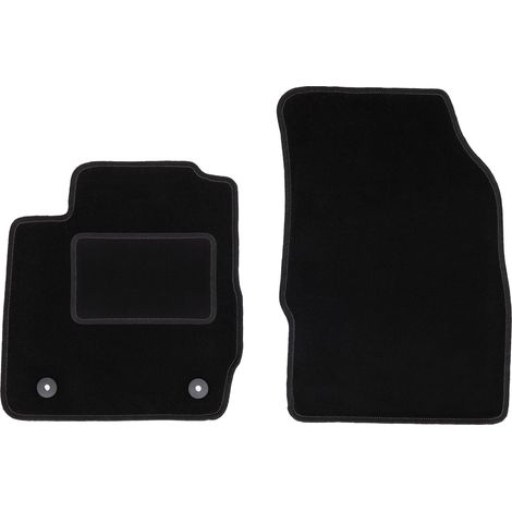Tappetini anteriori neri per: Ford Fiesta MK7 hatchback (2008-2011)