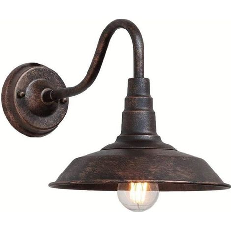 Applique murale - KZQ - Rétro - Bronze Antique - E27 - Extérieur - Vintage (1/4)